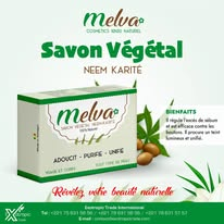 Savon végétal naturel artisanal Melva Cosmetics Dakar